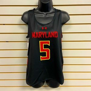 Under Armour reversible Maryland scoop pinnie Women’s Small      Black and red